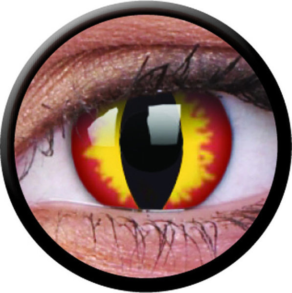 ColourVue Crazy šošovky - Dragon Eyes (2 ks trojmesačné) - nedioptrické - exp. 11/2023